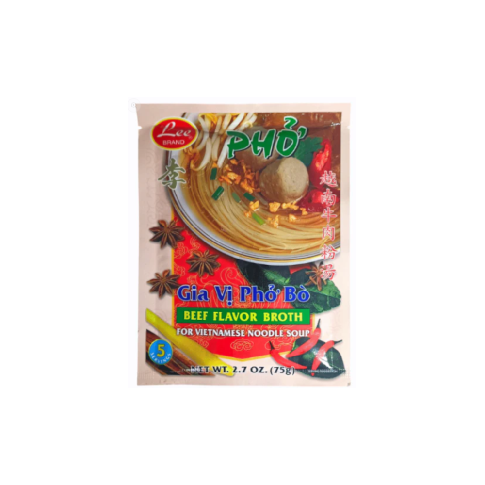 Assainnement pour soupe de boeuf instantanée - Pho