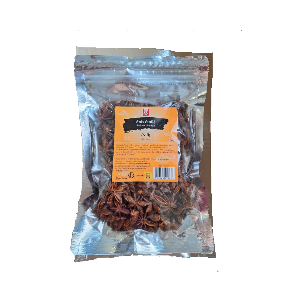 Anis étoilé Badiane chinoise 100g