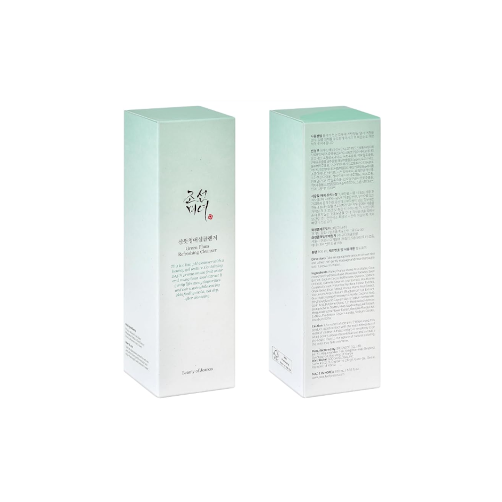 GEL NETTOYANT BEAUTY OF JOSEON - GREEN PLUM REFRESHING CLEANSER 100ML