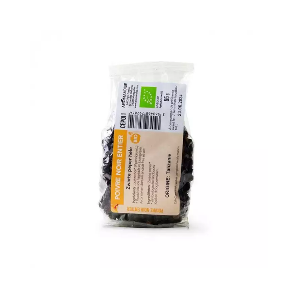 Poivre noir entier 55g