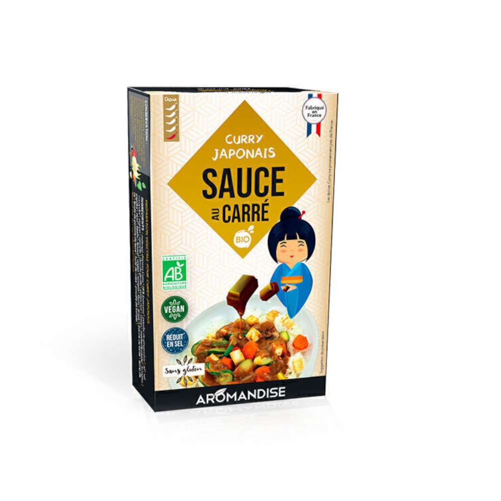 Sauce au carré, curry japonais 90g