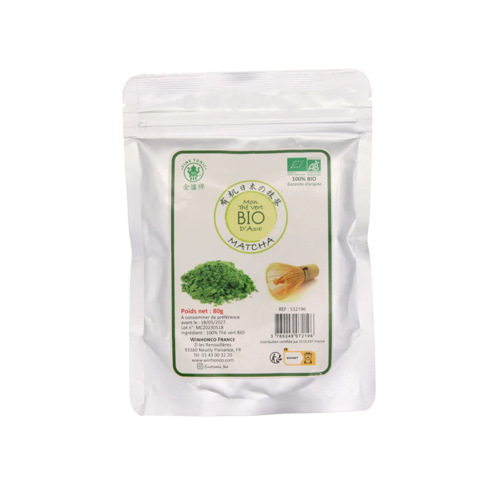 Thé vert bio matcha 80g