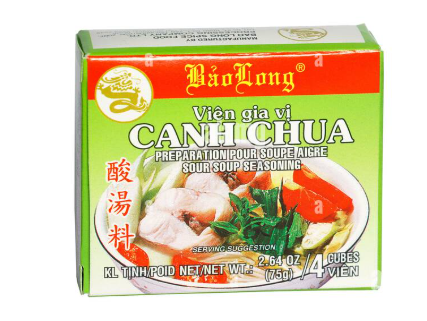 Bouillon cube pour soupe aigre 75g