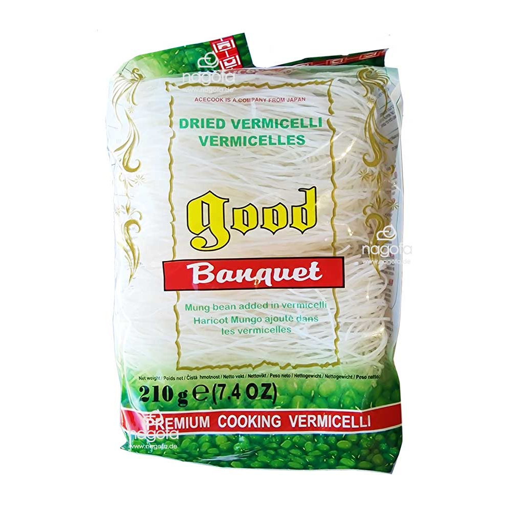 Vermicelles de Riz aux Haricots Mungo 210g