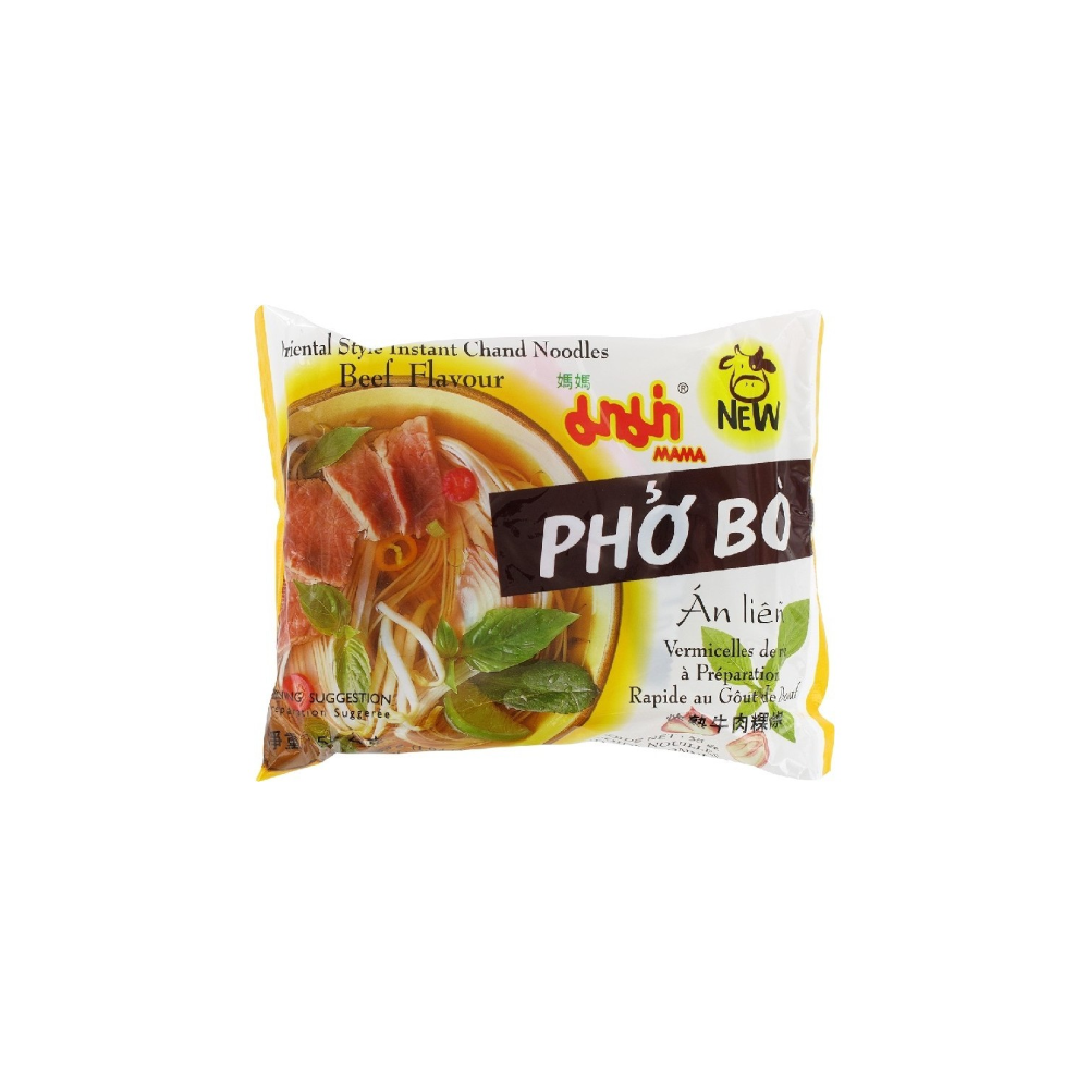 Nouilles instantanées saveur bœuf façon phở 64g