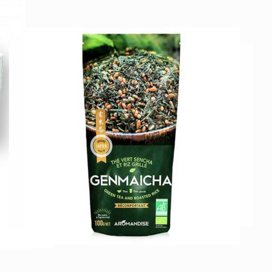 Thé vert et riz genmaicha 100g