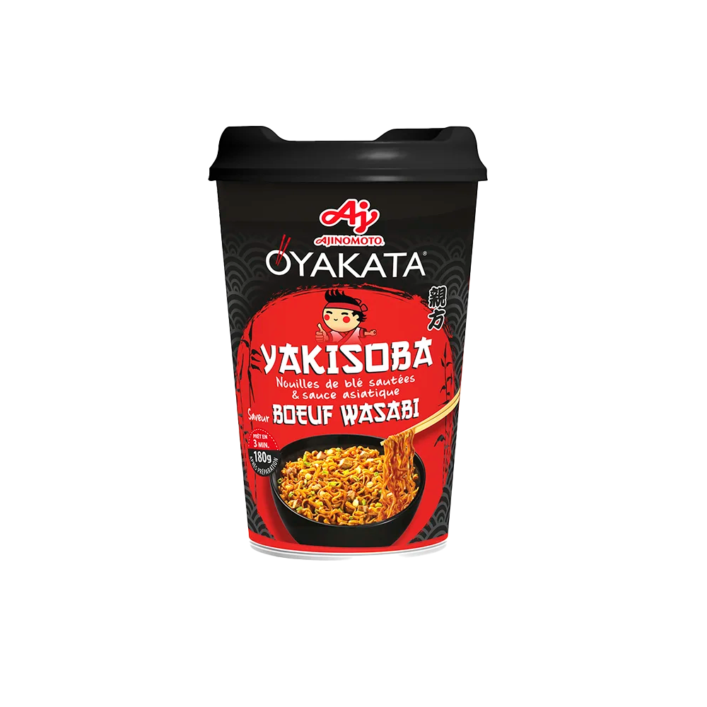 Nouilles japonaises saveur bœuf au wasabi 118g