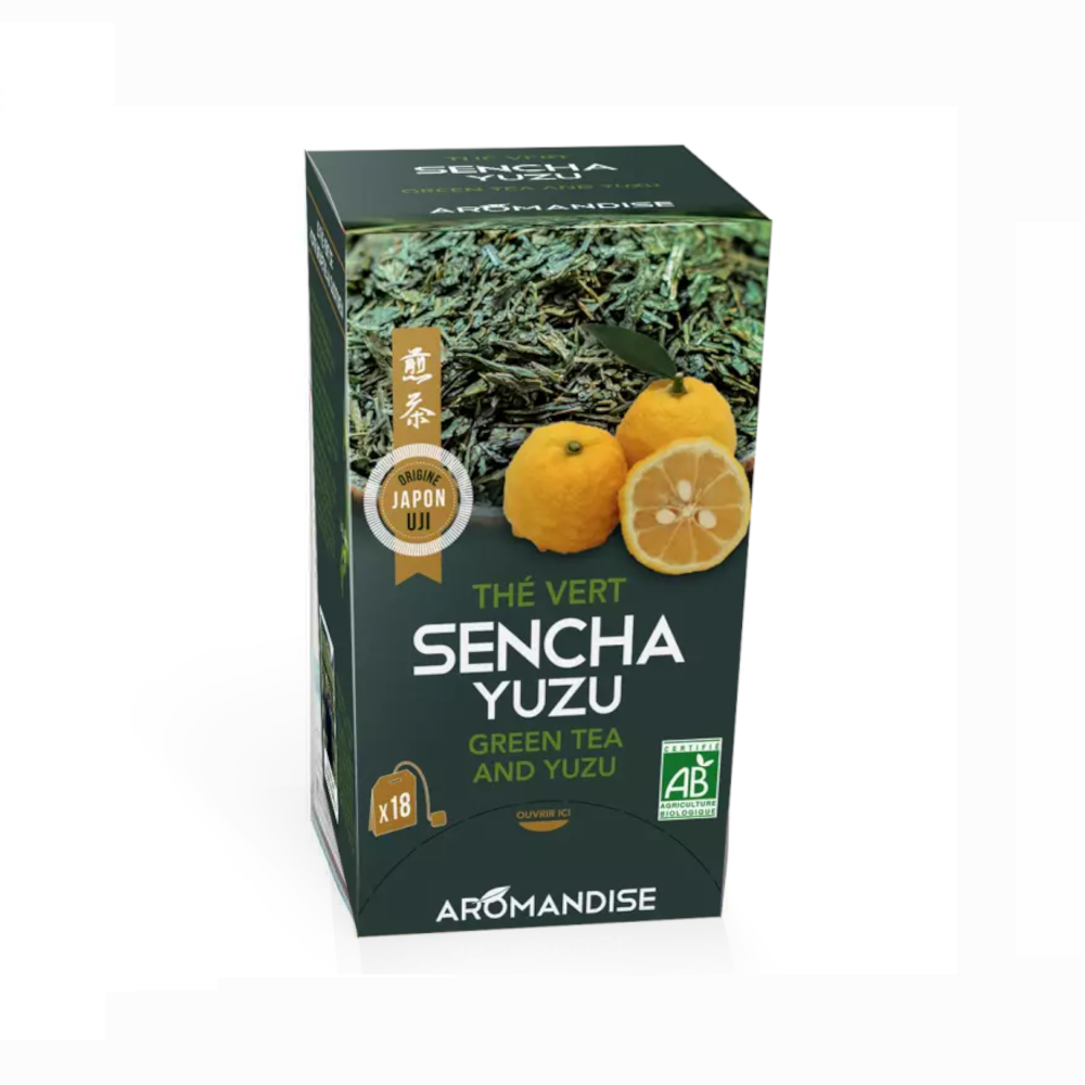 Thé vert sencha yuzu 36g ( 2g x 18 sachets )
