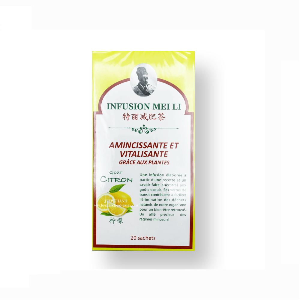 Infusion citron- amincissante et vitalisante 30g (1.5g x 20 sachets)